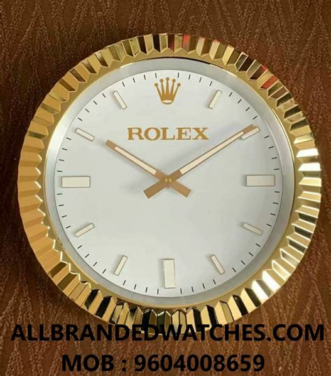 rolex dealer clocks|original rolex wall clock.